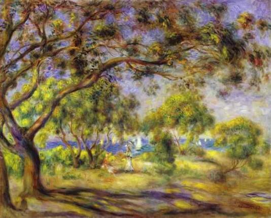 Noirmoutier - 1892 - Pierre-Auguste Renoir painting on canvas